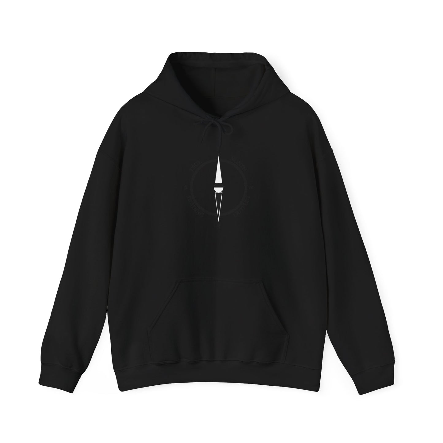 Cozy Compass Hoodie, Unisex Hooded Sweatshirt, Outdoor Adventure Sweatshirt, Cozy Gift for Explorers, Winter Apparel