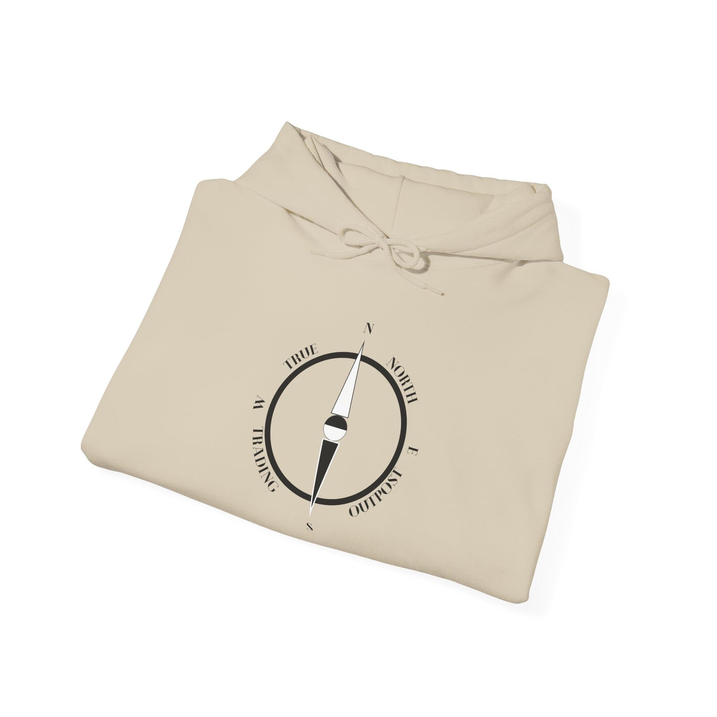 Cozy Compass Hoodie, Unisex Hooded Sweatshirt, Outdoor Adventure Sweatshirt, Cozy Gift for Explorers, Winter Apparel