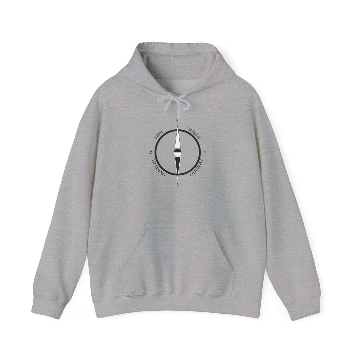 Cozy Compass Hoodie, Unisex Hooded Sweatshirt, Outdoor Adventure Sweatshirt, Cozy Gift for Explorers, Winter Apparel