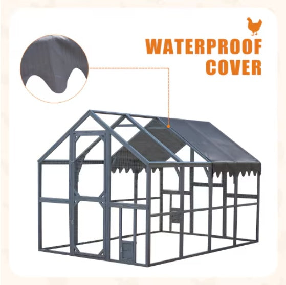 Premier Chicken Coop With Partial Cover