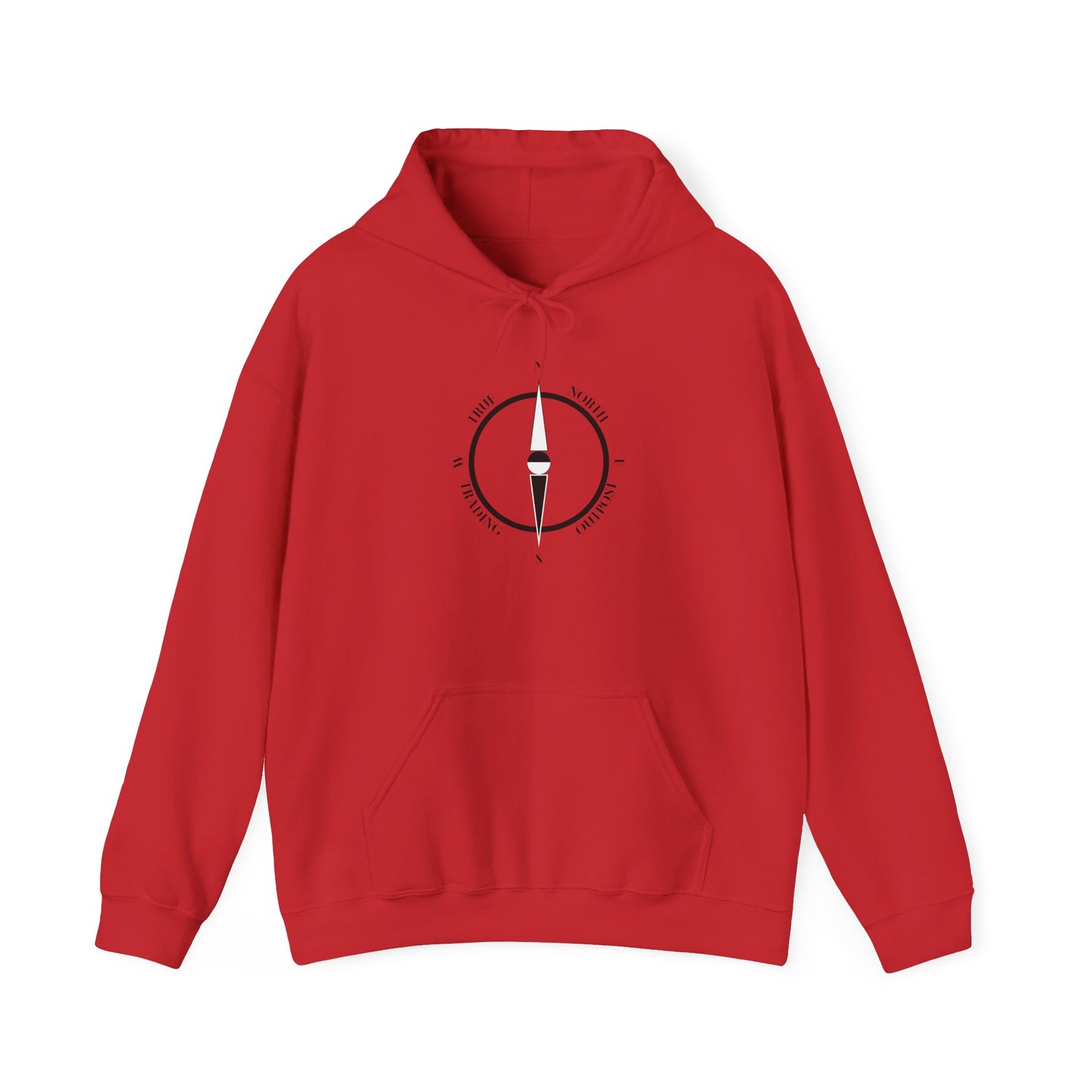 Cozy Compass Hoodie, Unisex Hooded Sweatshirt, Outdoor Adventure Sweatshirt, Cozy Gift for Explorers, Winter Apparel
