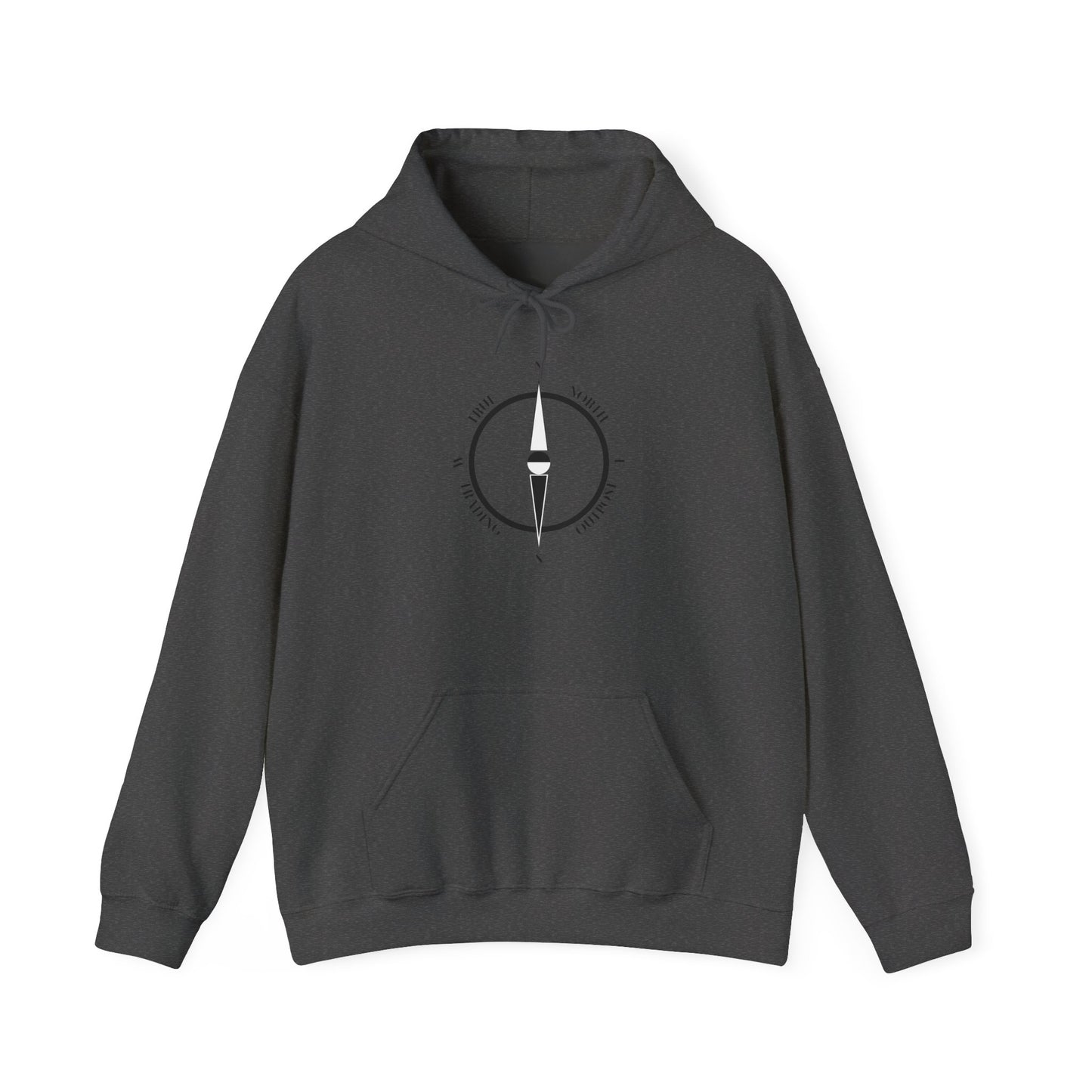 Cozy Compass Hoodie, Unisex Hooded Sweatshirt, Outdoor Adventure Sweatshirt, Cozy Gift for Explorers, Winter Apparel