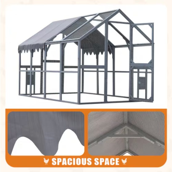 Premier Chicken Coop With Partial Cover