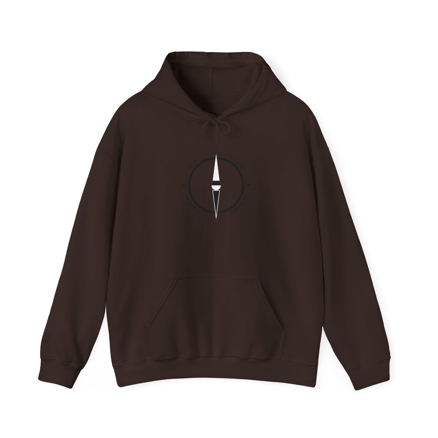 Cozy Compass Hoodie, Unisex Hooded Sweatshirt, Outdoor Adventure Sweatshirt, Cozy Gift for Explorers, Winter Apparel