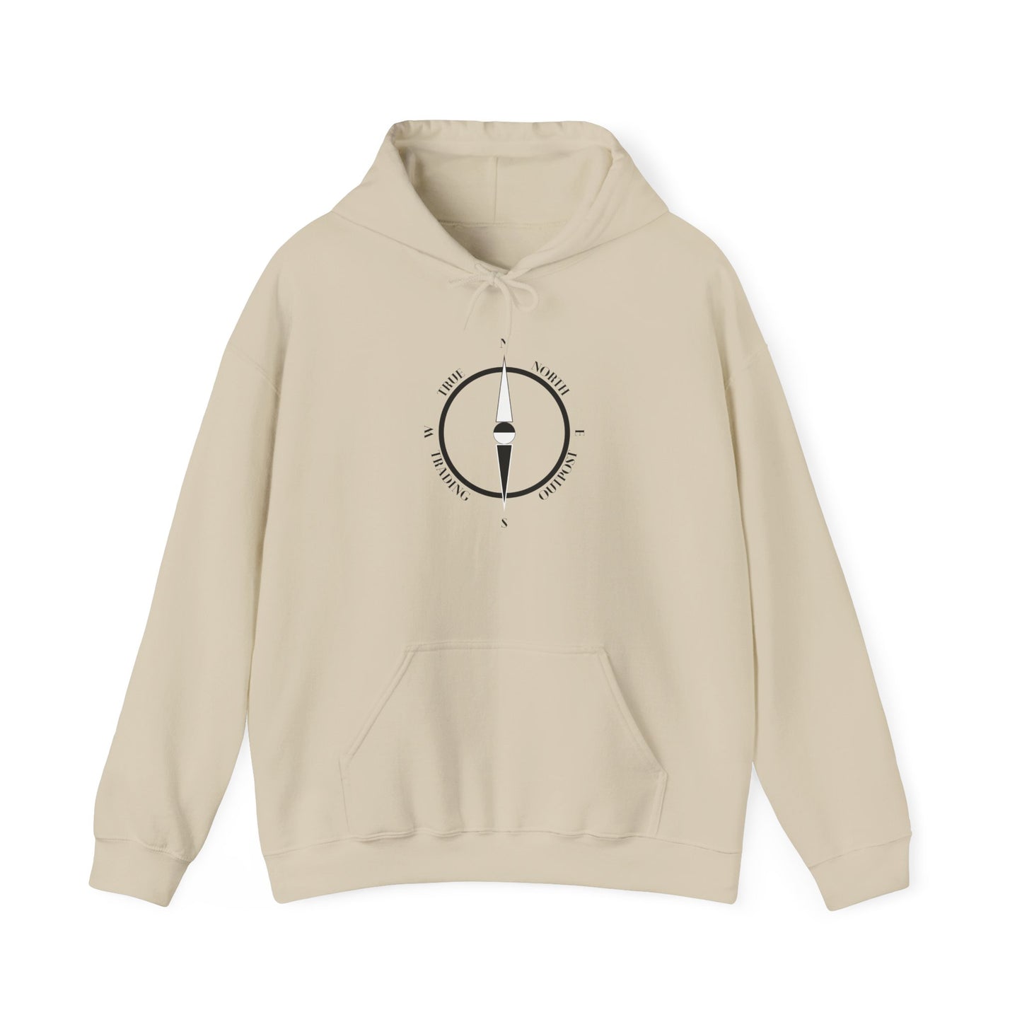 Cozy Compass Hoodie, Unisex Hooded Sweatshirt, Outdoor Adventure Sweatshirt, Cozy Gift for Explorers, Winter Apparel