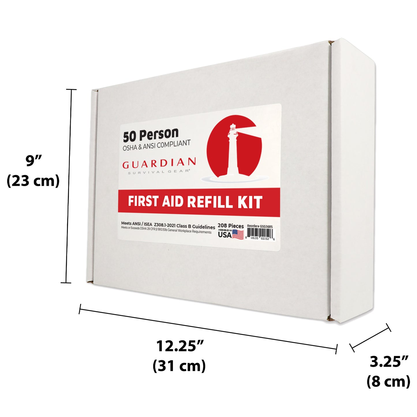 Guardian 25-50 Person First Aid Kit - Refill