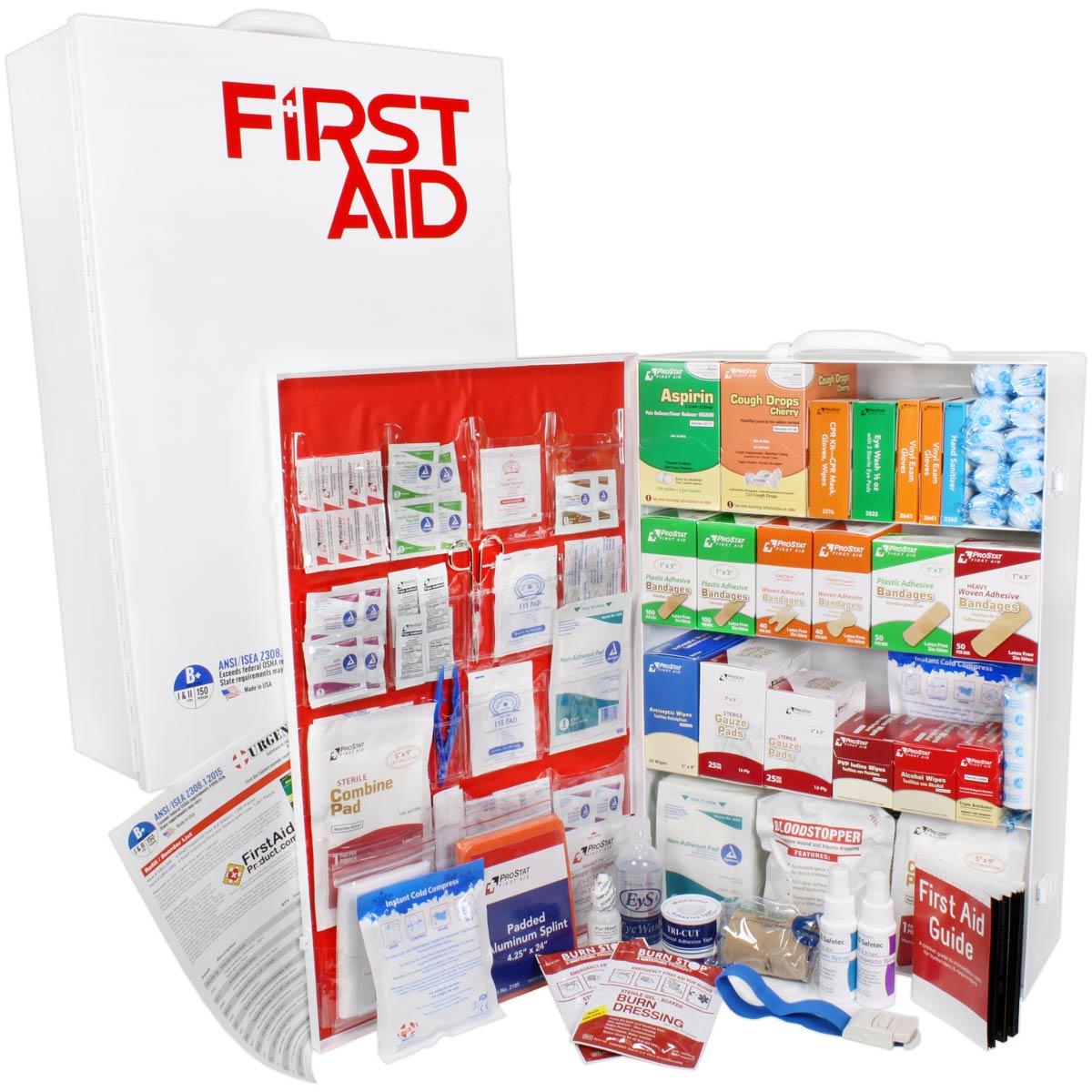 4-Shelf ANSI B+ First Aid Cabinet