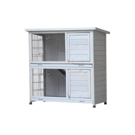 2-Story Outdoor Rabbit Hutch