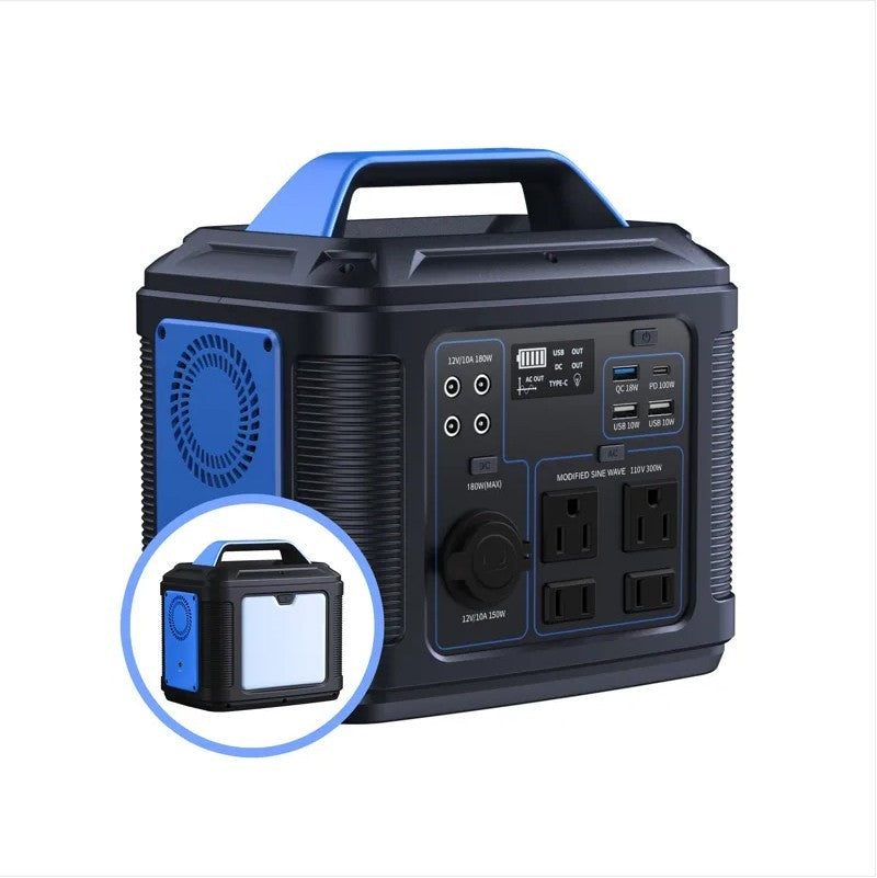 Lithium Battery Solar Generator - 296Wh 80000mAh
