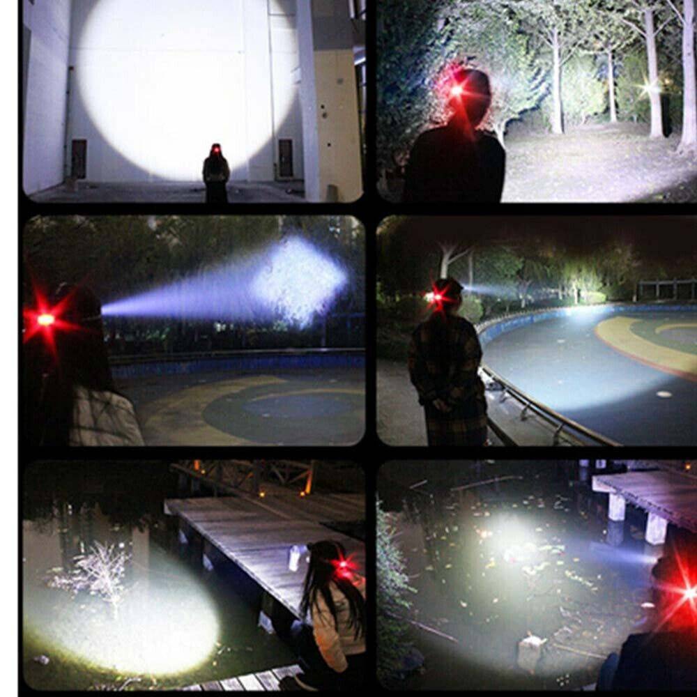 Rechargeable LED Headlamp - Zoomable & Tactical