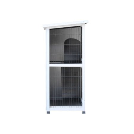 2-Story Outdoor Rabbit Hutch