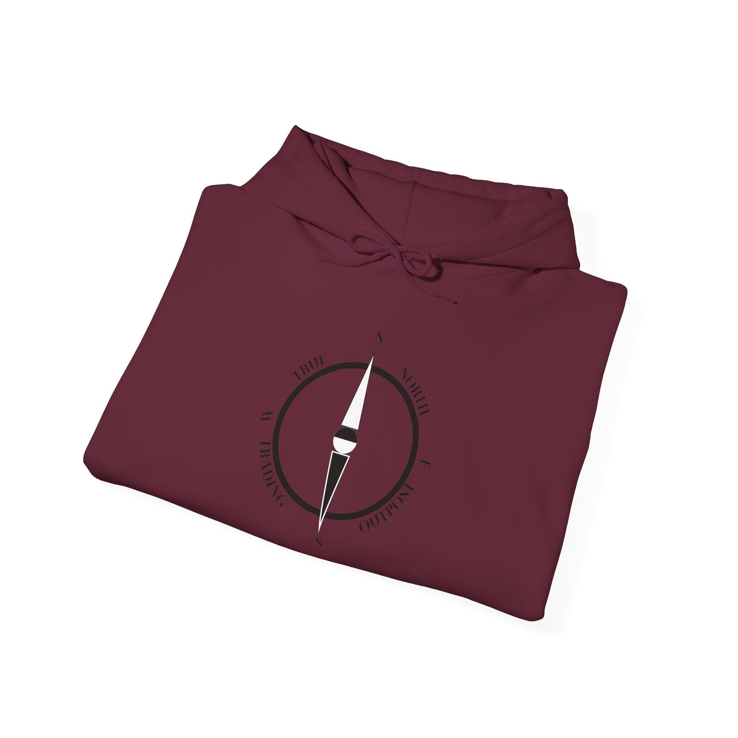 Cozy Compass Hoodie, Unisex Hooded Sweatshirt, Outdoor Adventure Sweatshirt, Cozy Gift for Explorers, Winter Apparel
