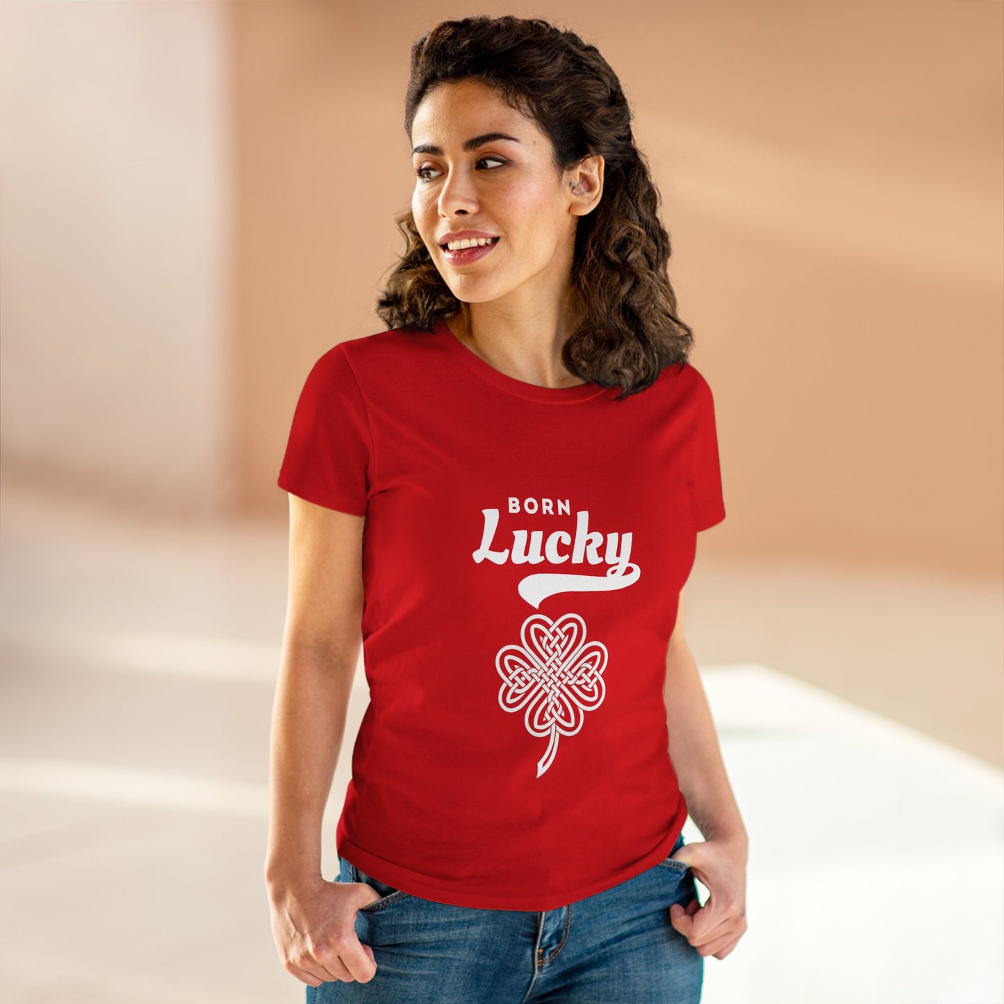 Born Lucky Women's Tee