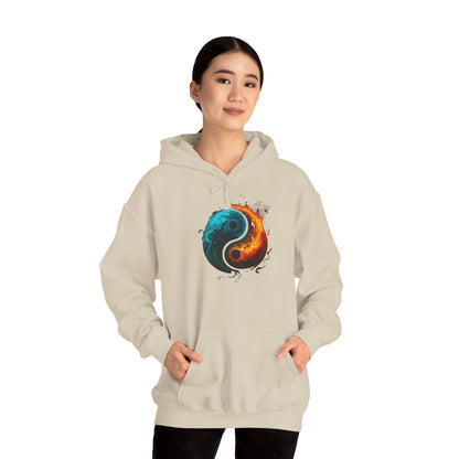 Yin Yang Fire & Water Hoodie