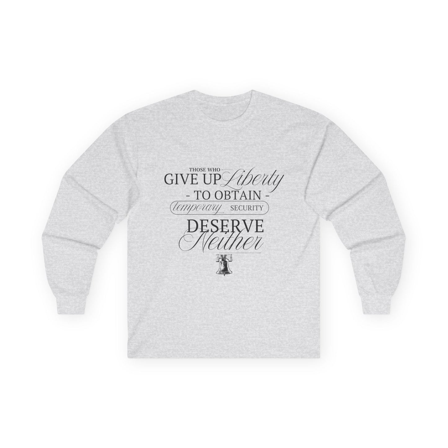 Liberty Long Sleeve, Black Text