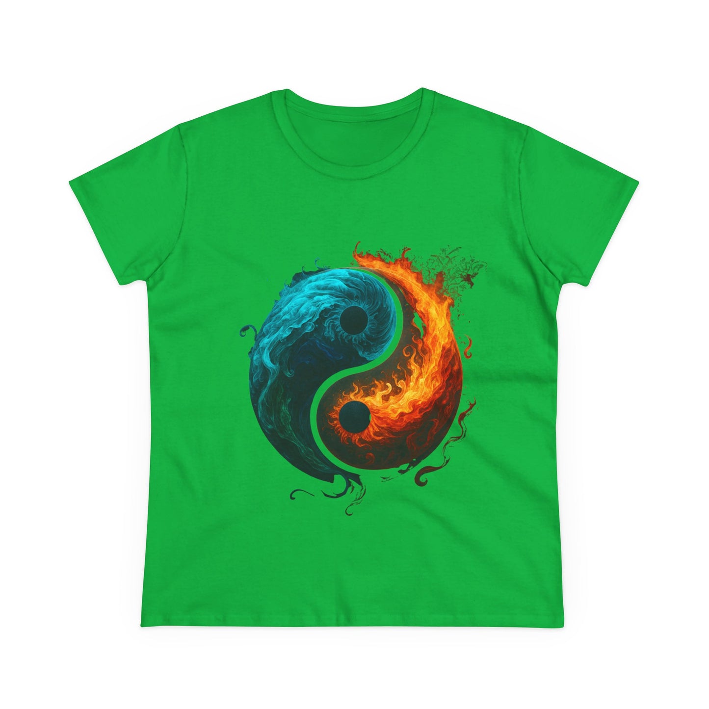 Yin Yang Fire & Water Women's Tee