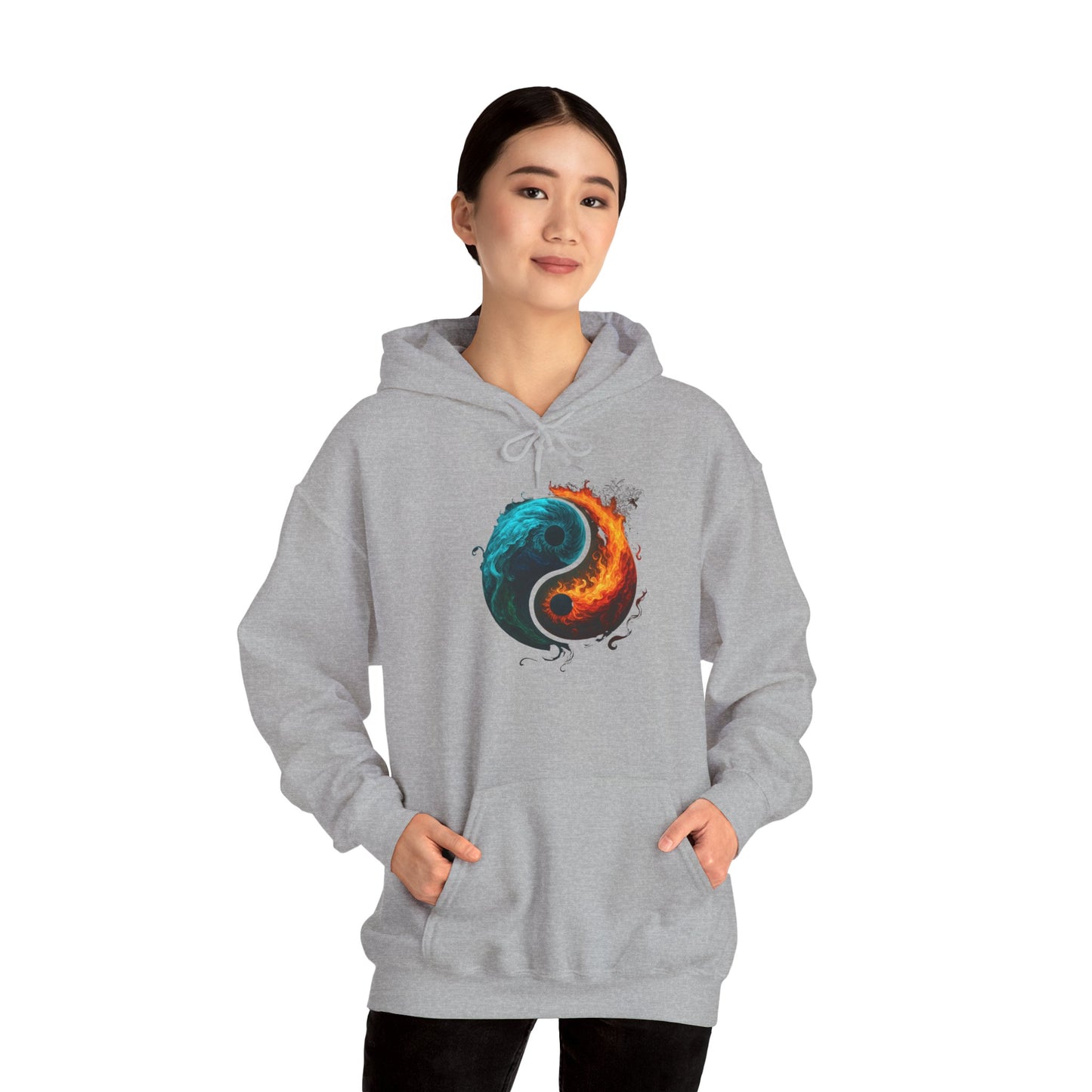 Yin Yang Fire & Water Hoodie