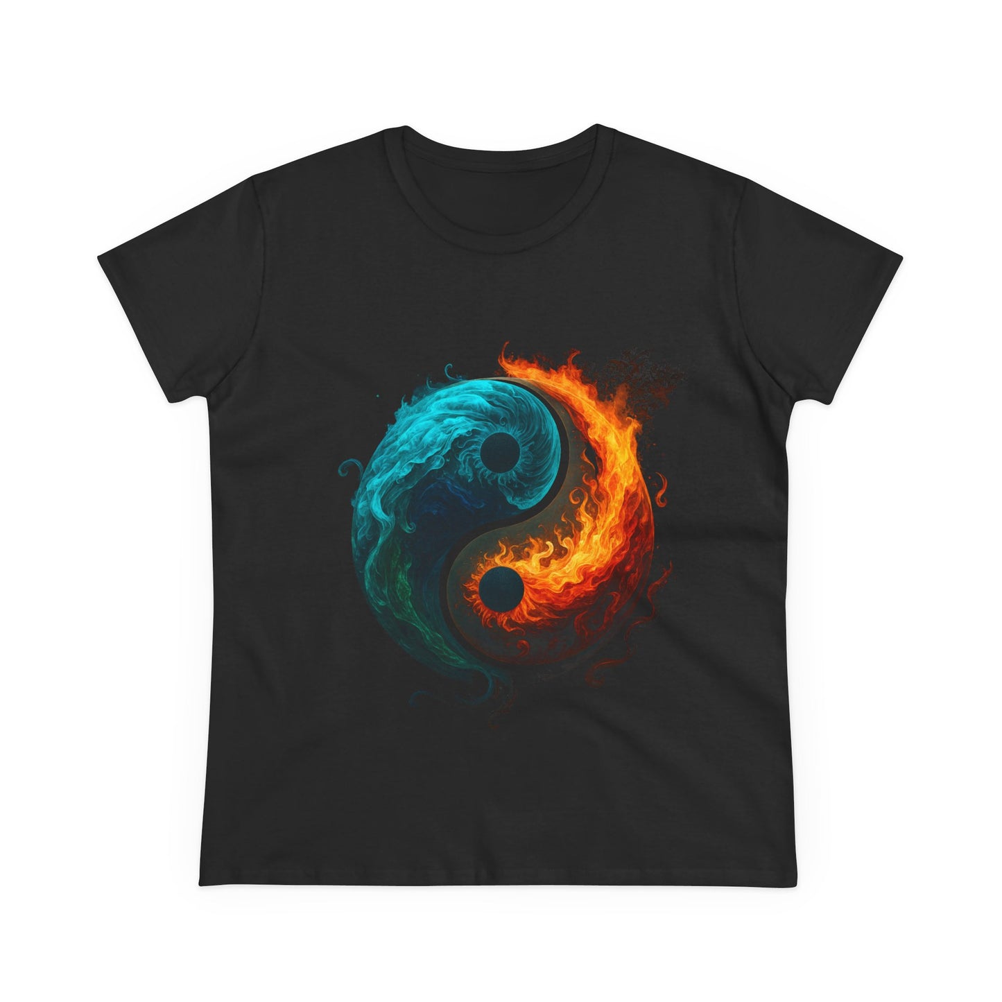 Yin Yang Fire & Water Women's Tee