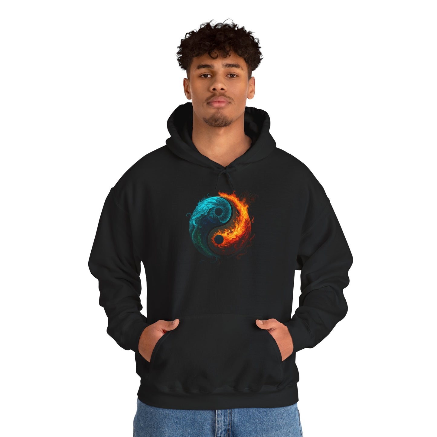 Yin Yang Fire & Water Hoodie