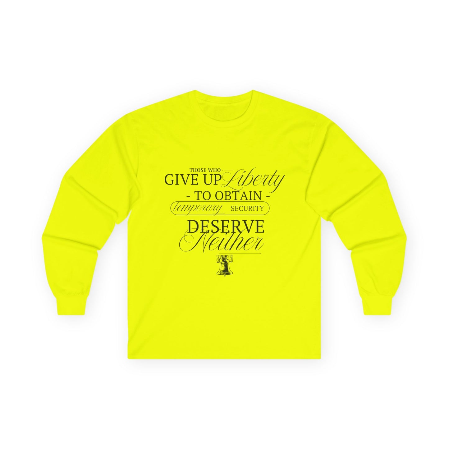 Liberty Long Sleeve, Black Text
