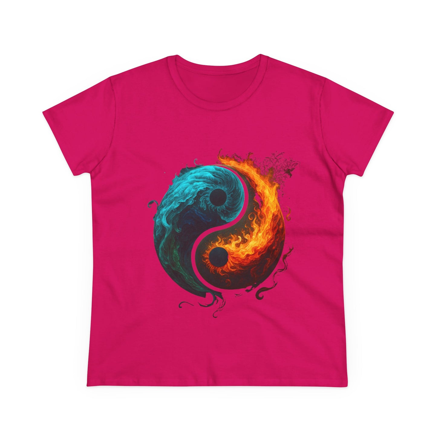 Yin Yang Fire & Water Women's Tee