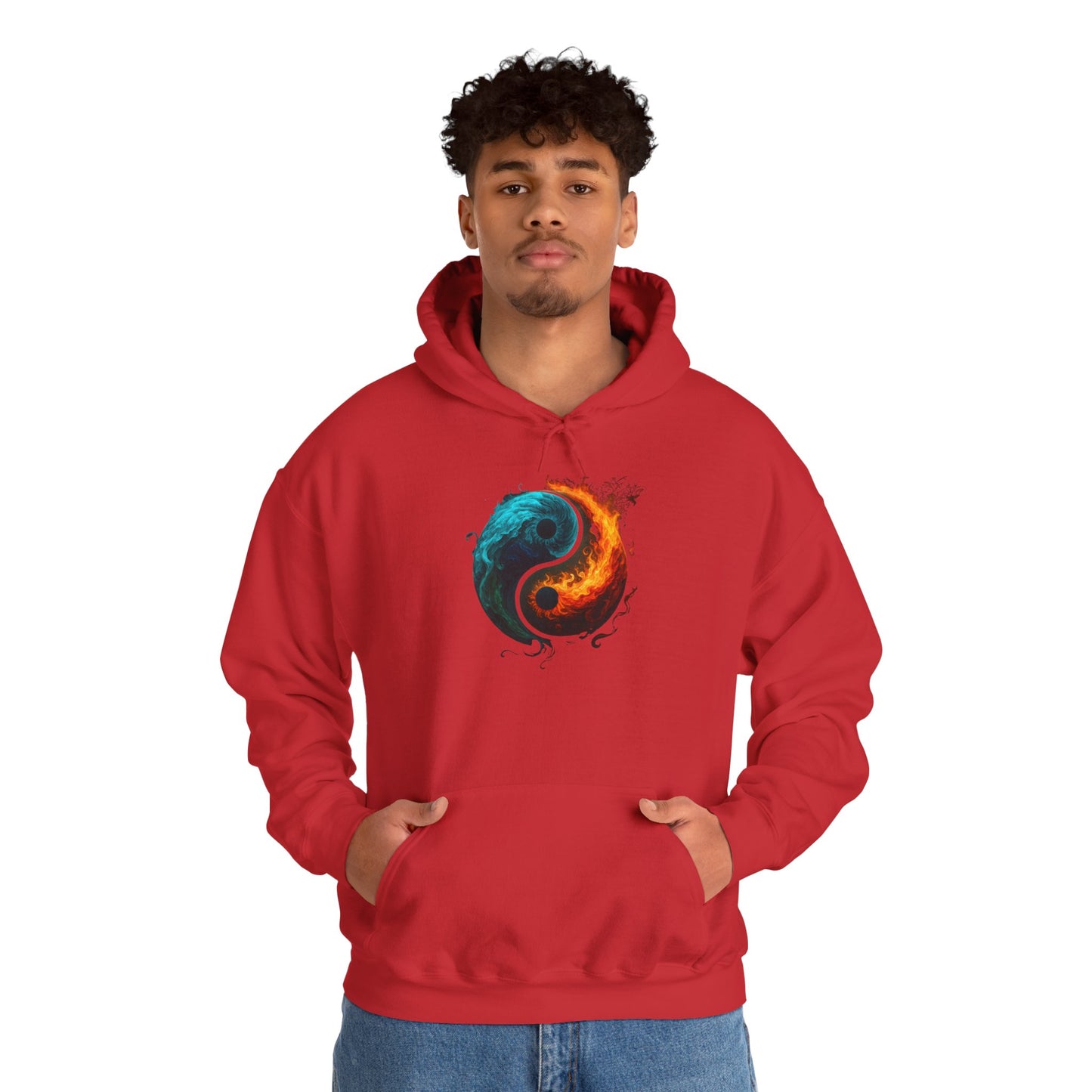 Yin Yang Fire & Water Hoodie