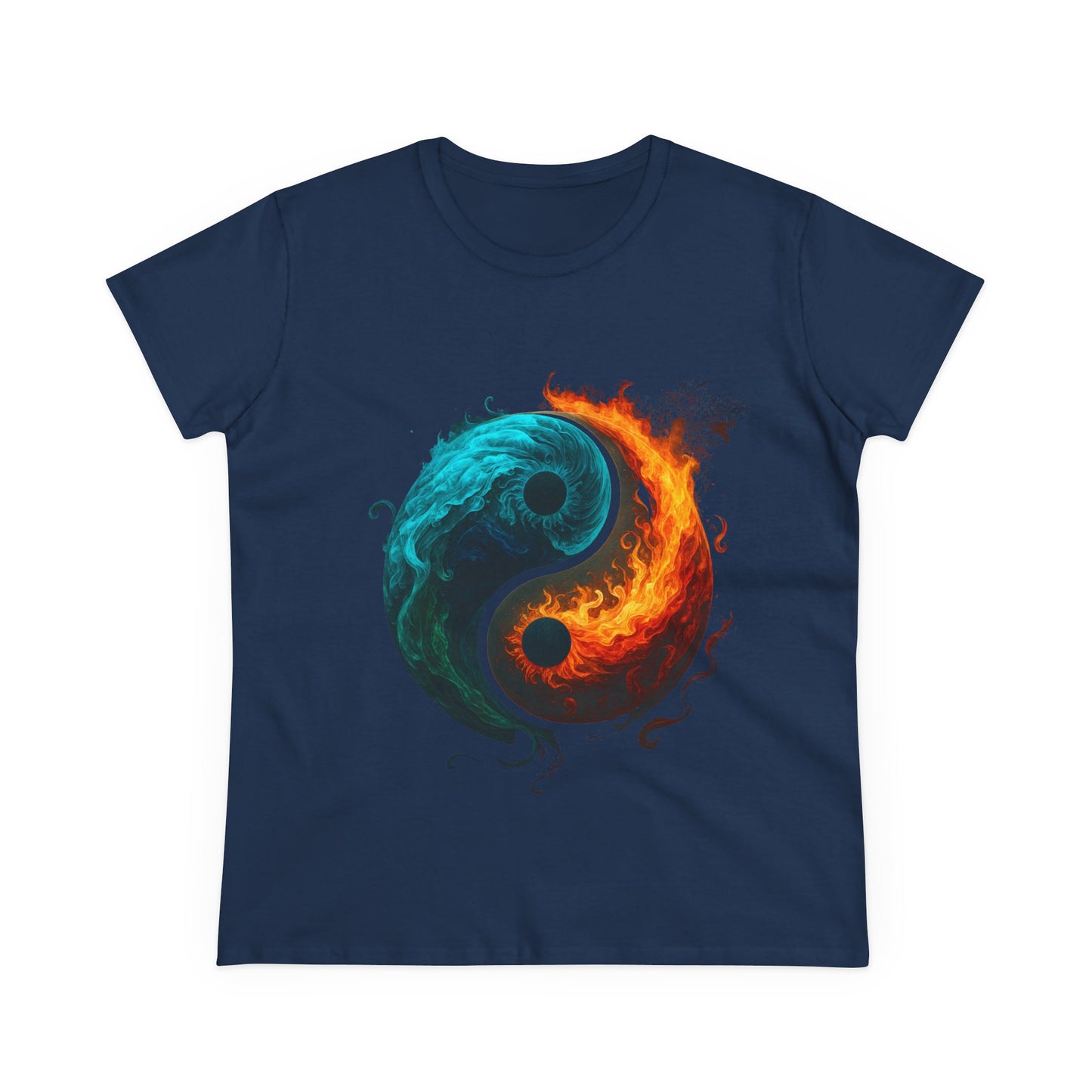 Yin Yang Fire & Water Women's Tee