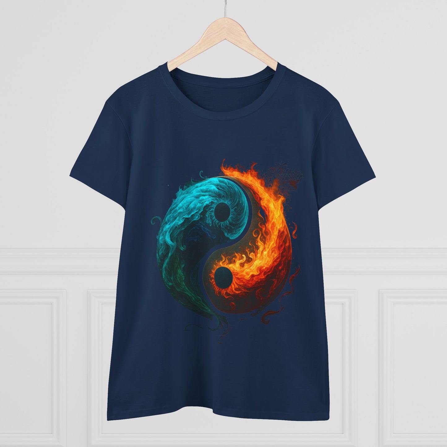 Yin Yang Fire & Water Women's Tee