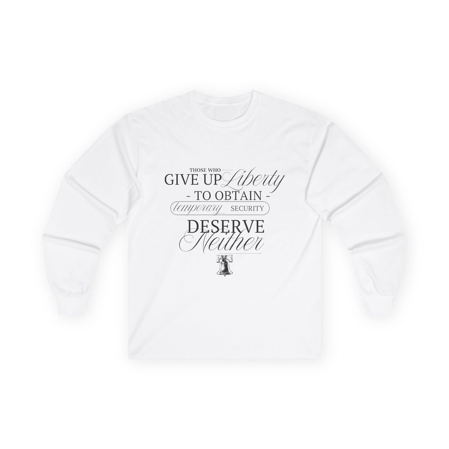 Liberty Long Sleeve, Black Text