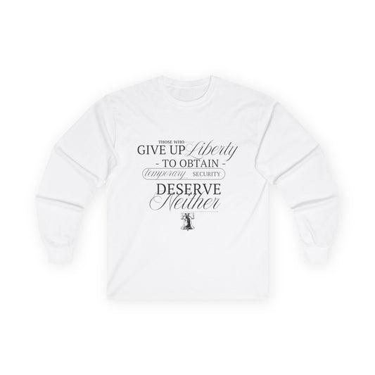 Liberty Long Sleeve, Black Text