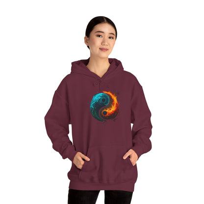 Yin Yang Fire & Water Hoodie