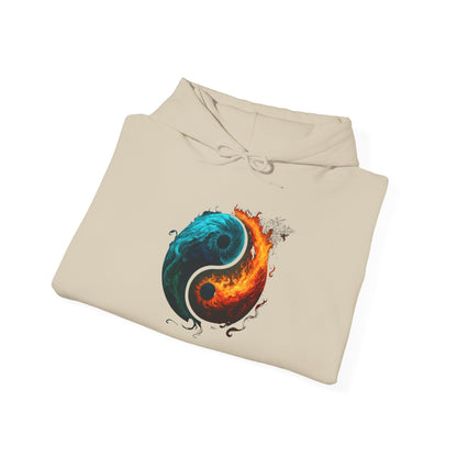 Yin Yang Fire & Water Hoodie