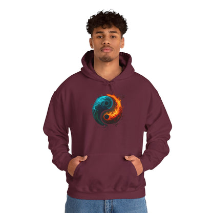 Yin Yang Fire & Water Hoodie