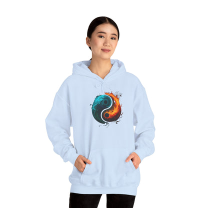 Yin Yang Fire & Water Hoodie