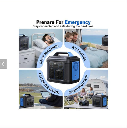 Lithium Battery Solar Generator - 296Wh 80000mAh