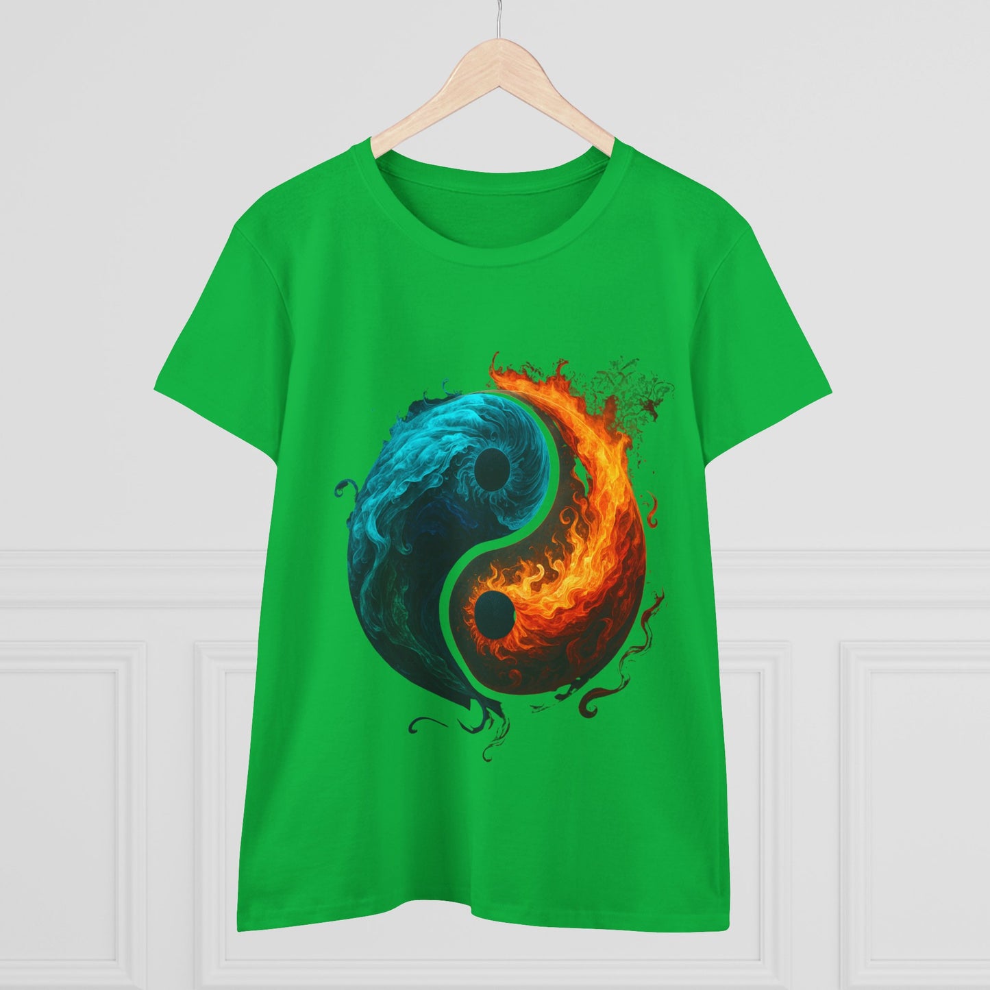 Yin Yang Fire & Water Women's Tee