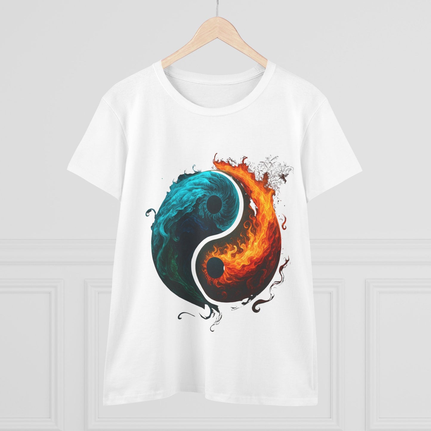 Yin Yang Fire & Water Women's Tee