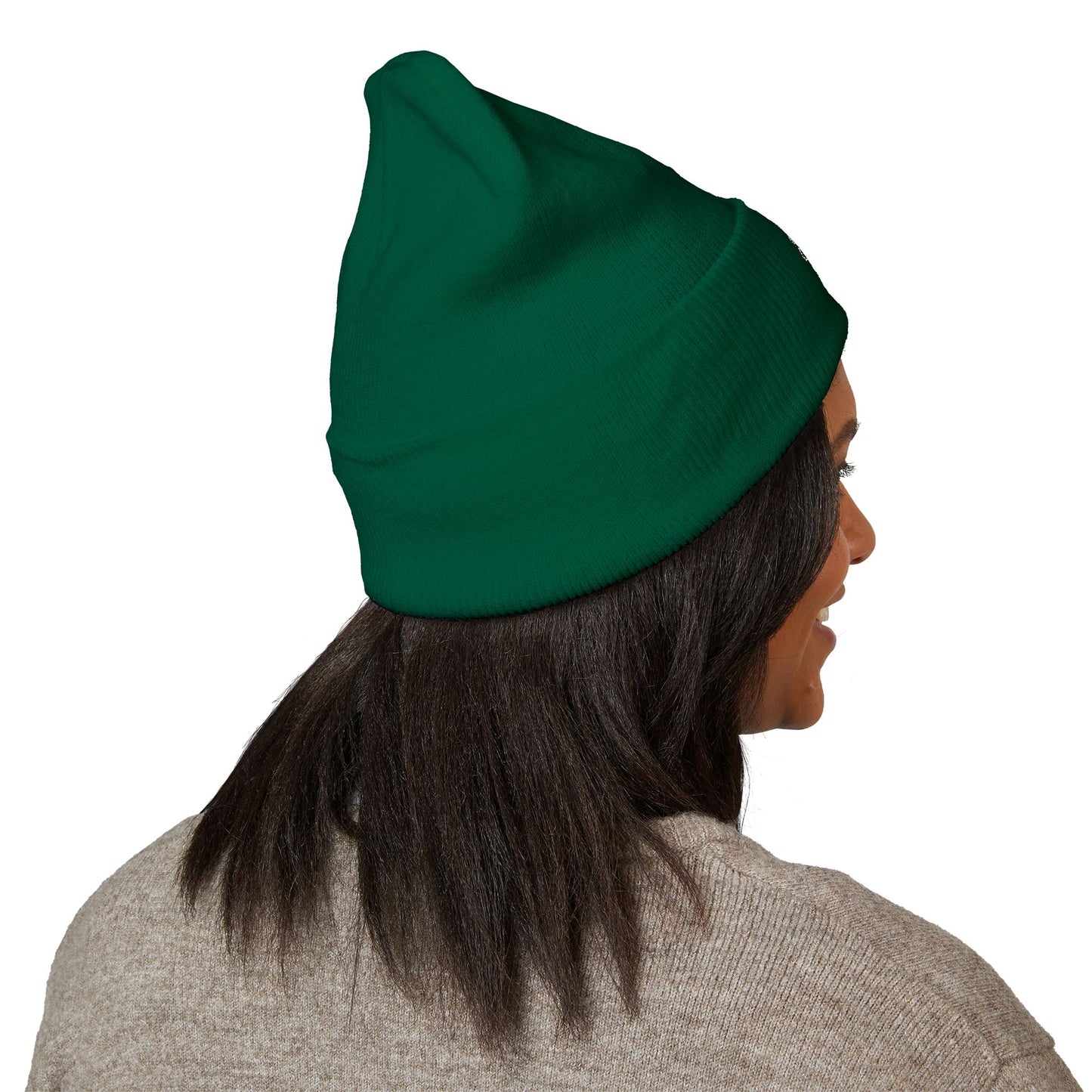 Celtic Knot Four Leaf Clover Cuffed Beanie