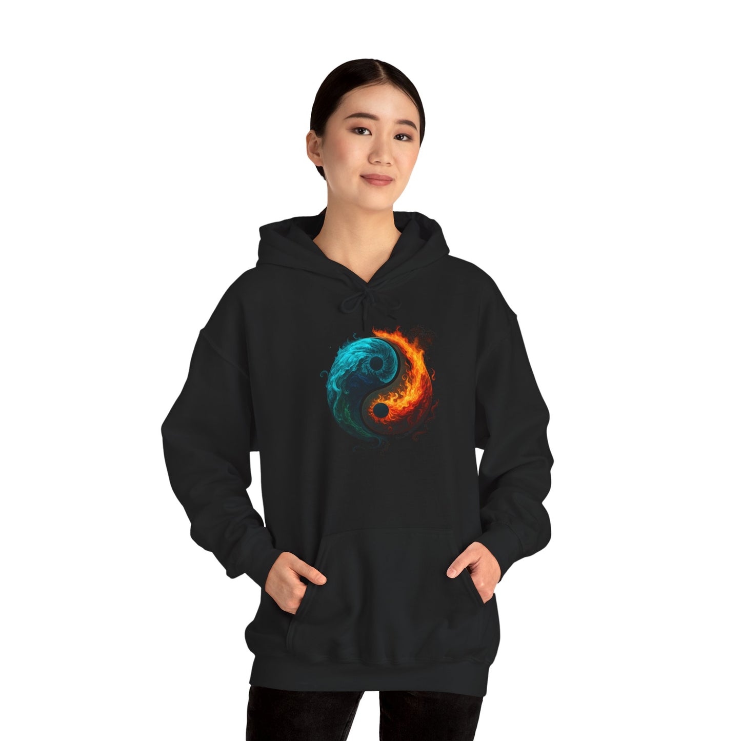 Yin Yang Fire & Water Hoodie