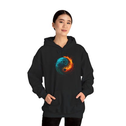 Yin Yang Fire & Water Hoodie