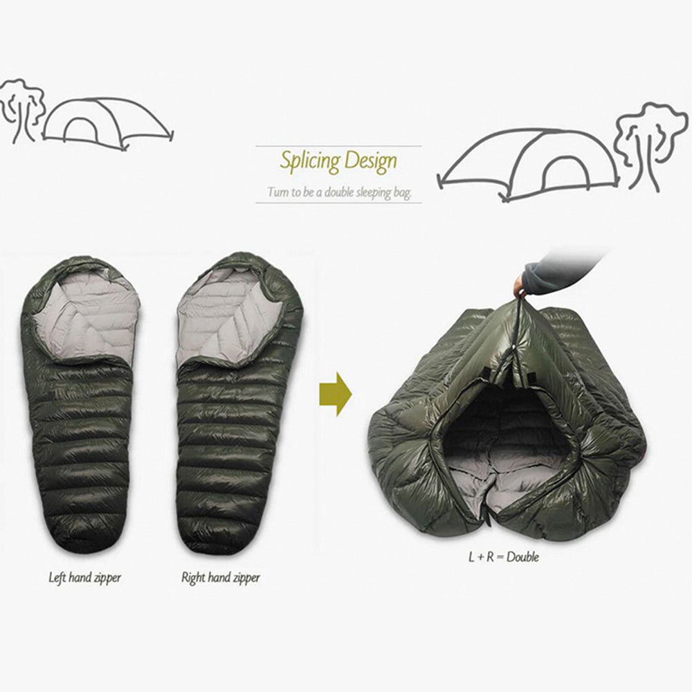 Kamperbox Cold Temperature Down Sleeping Bag