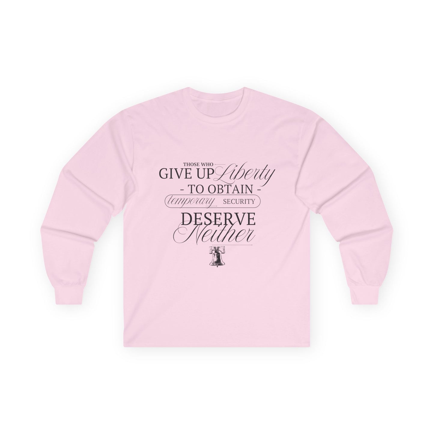 Liberty Long Sleeve, Black Text