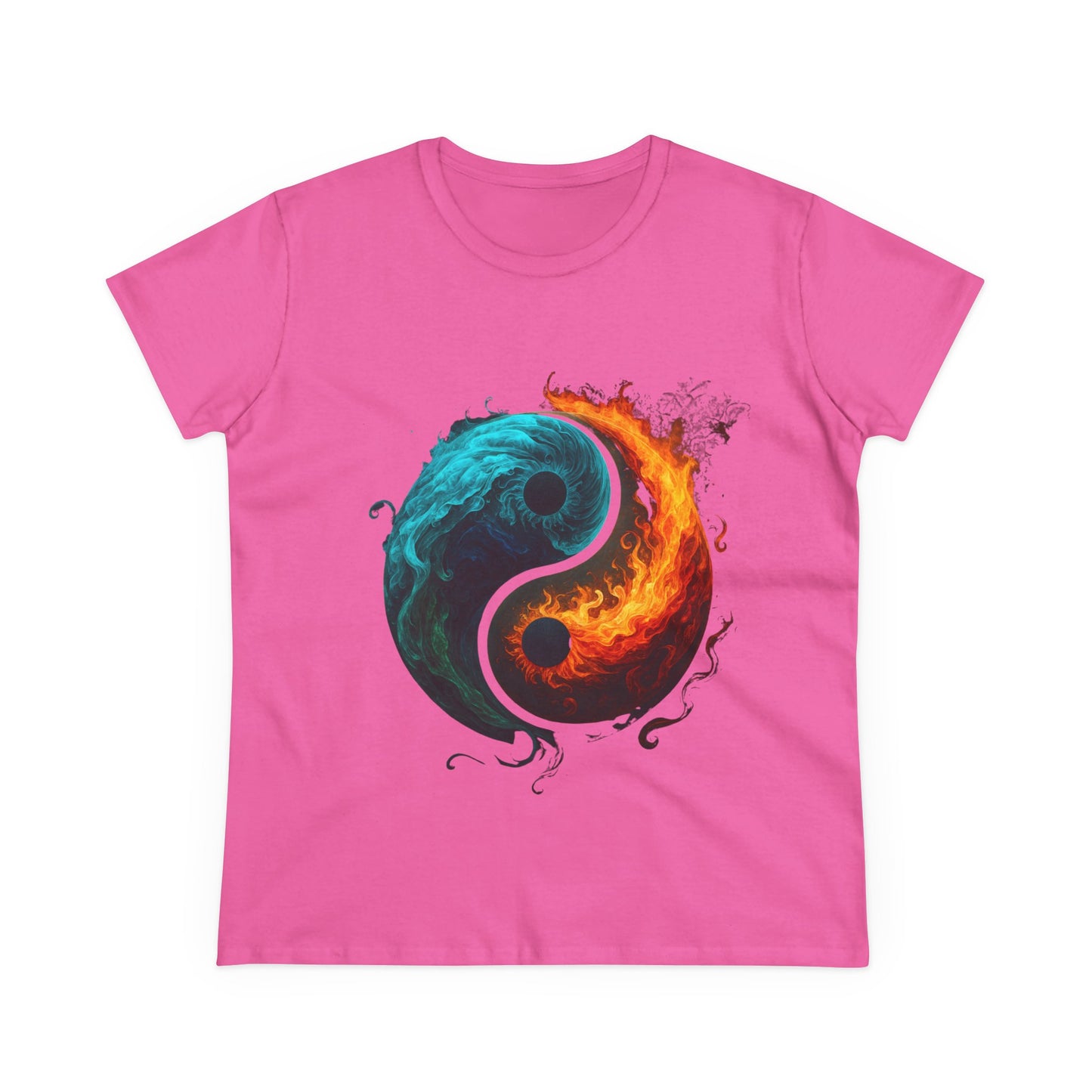 Yin Yang Fire & Water Women's Tee