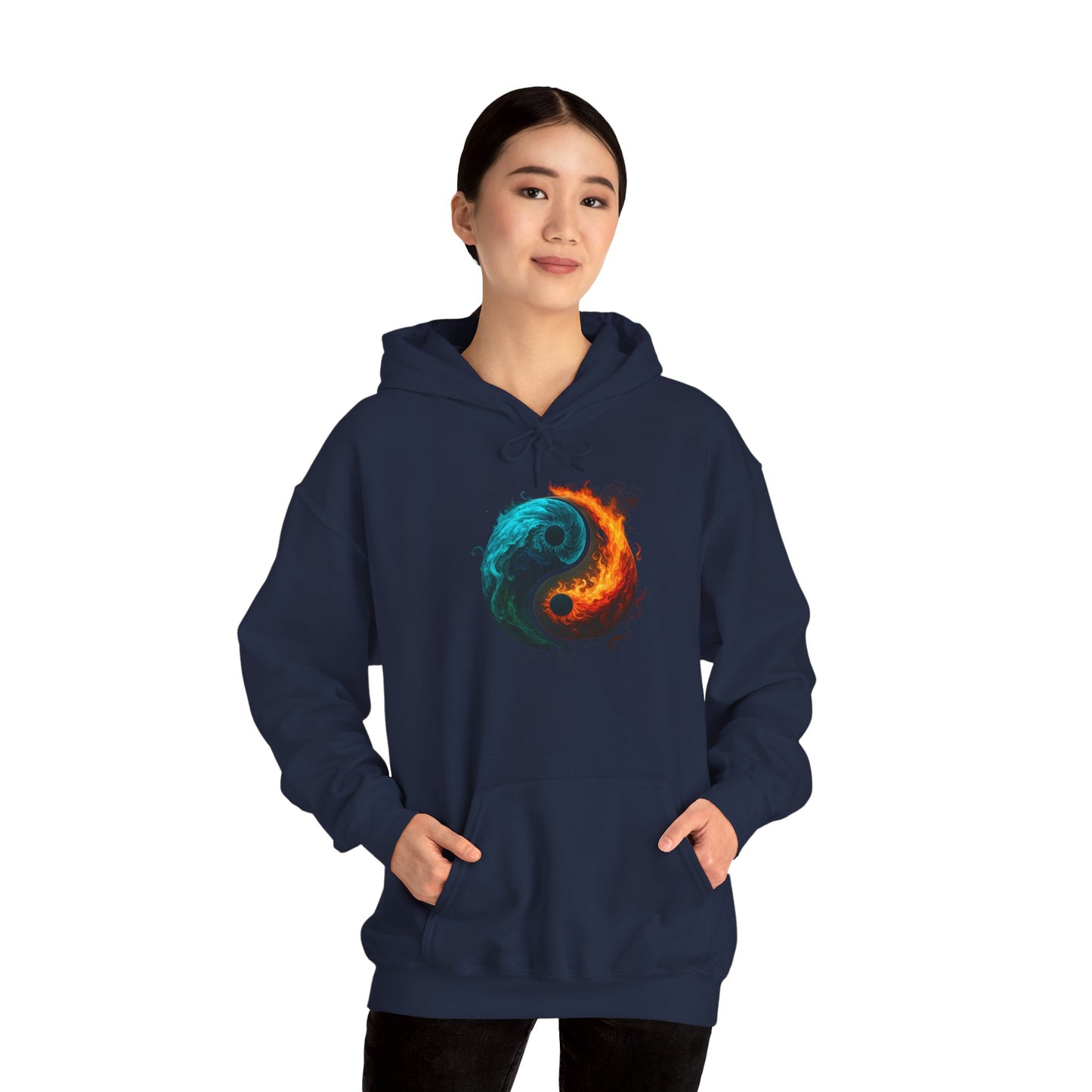 Yin Yang Fire & Water Hoodie