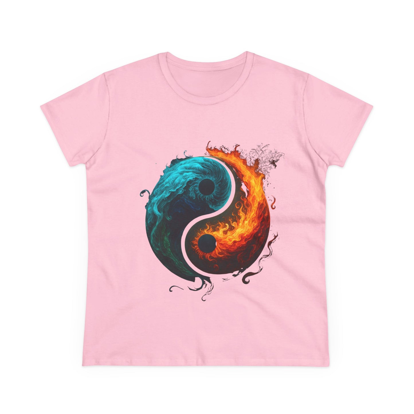 Yin Yang Fire & Water Women's Tee