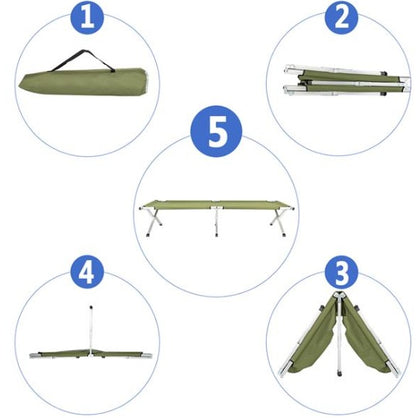 Sleeping Cot - Army Green