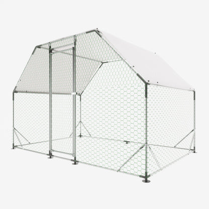 Large Metal Walk-In Chicken Coop